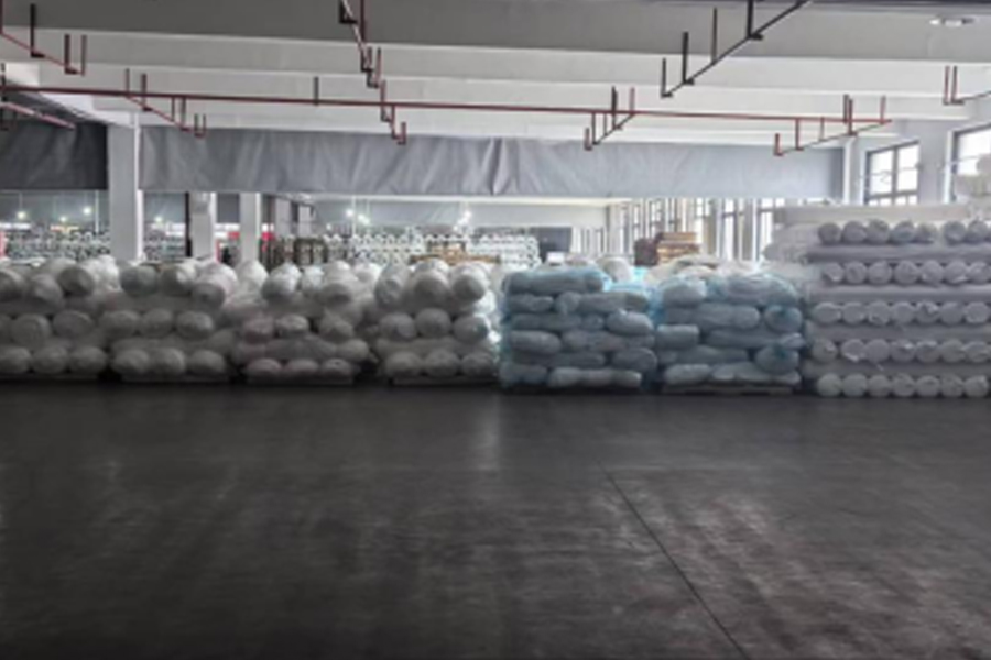 Harmaa kangastuotanto-valmis tuotesijoittelualue