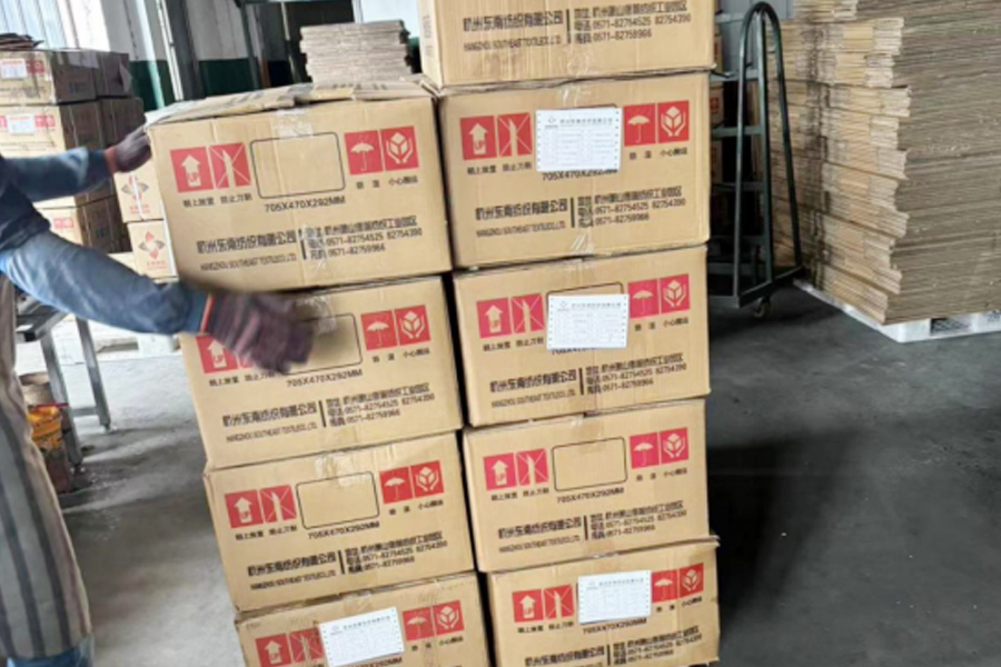 DTY:n tuotanto-pakkausalue