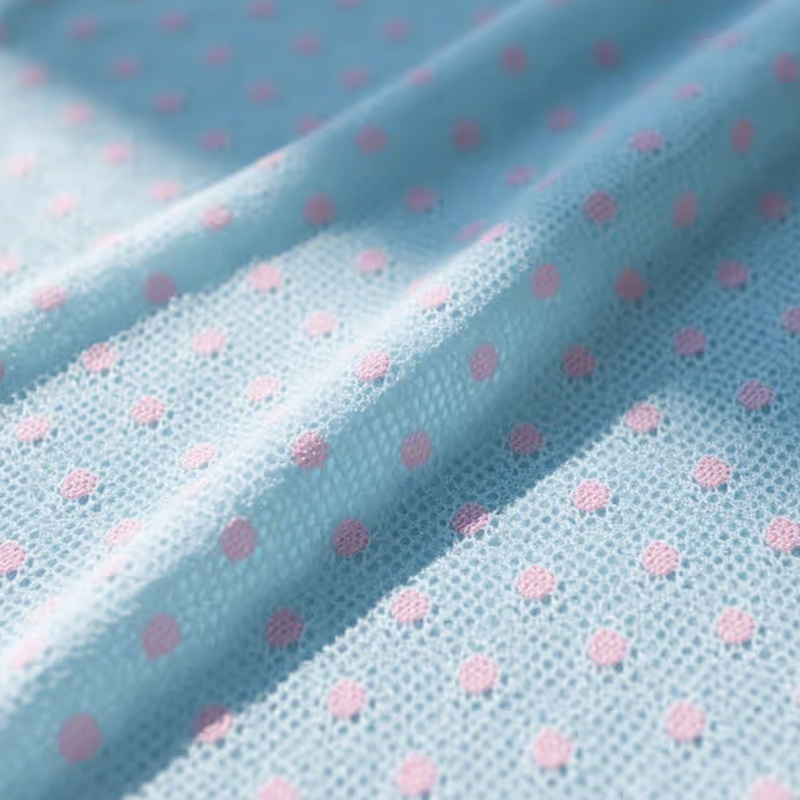 Dot mesh Birdseye -kangas